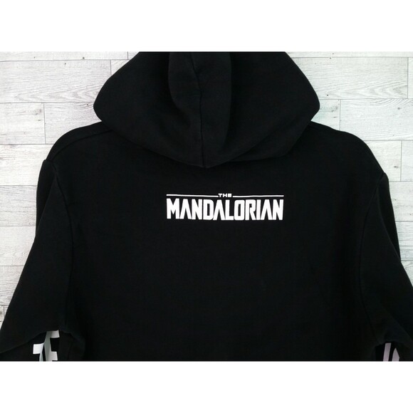 Disney Star Wars the Mandalorian This is the Way Black Hoodie Adult Size Small S - Picture 5 of 10